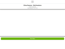 Tablet Screenshot of chinaexpressmurfreesboro.com